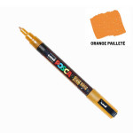 Marqueur PC-3M pailleté pointe conique fine - Orange