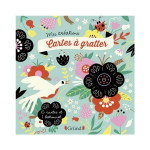 Cartes à gratter Fleurs x 6