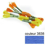 DMC 117 mouliné, fils à broder - couleur 3838