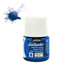 Peinture textile opaque Setacolor 45ml - 69 - Bleu électrique moiré