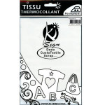 Tissu thermocollant 15 x 20 cm - UV phosphorescent