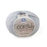 Laine 100% Baby - 50 g - gris clair