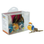 Oiseau sur pince Set n°1 9 cm 3 pcs