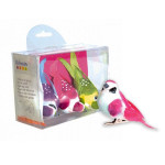 Oiseau sur pince Set n°2 9 cm 3 pcs