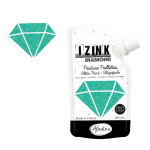 Peinture pailletée Izink Diamond 80 ml - Turquoise