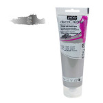 Peinture acrylique decoCrème 120 ml - 208 Nacré Argent