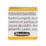 Peinture aquarelle Horadam demi-godet extra-fine - 226 - Jaune de cadmium foncé