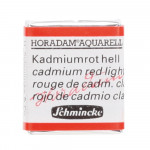 Peinture aquarelle Horadam demi-godet extra-fine - 349 - Rouge de cadmium clair