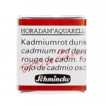 Peinture aquarelle Horadam demi-godet extra-fine - 350 - Rouge de cadmium foncé