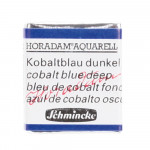 Peinture aquarelle Horadam demi-godet extra-fine - 488 - Bleu de cobalt foncé