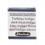 Peinture aquarelle Horadam demi-godet extra-fine - 498 - Bleu indigo foncé