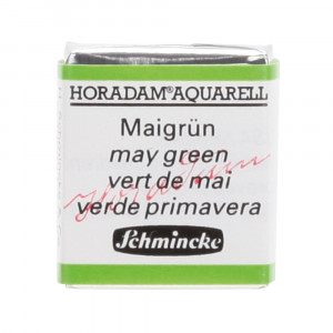 Peinture aquarelle Horadam demi-godet extra-fine - 524 - Vert de mai