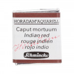 Peinture aquarelle Horadam demi-godet extra-fine - 645 - Rouge indien