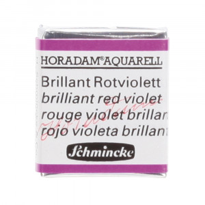Peinture aquarelle Horadam demi-godet extra-fine - 940 - Rouge violet brillant