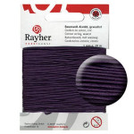 Fil de coton ciré 1 mm x 20 m - Lilas