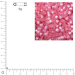 Perles de rocaille Miyuki Delicas éclat de perle 8 g - Rose chiffon