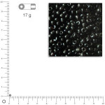 Perles de rocaille 2 mm opaques - Noir