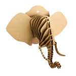 Trophée Éléphant en carton
