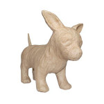 Chiwawa papier mâché à décorer 19 cm