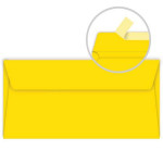 Enveloppe faire part Pollen 120g 110 x 220mm par 20 - Jaune Soleil