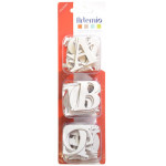 Lettres en carton 4cm 60 pièces