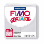 Pâte à modeler polymère Fimo Kids 42 g - 80 - Gris clair