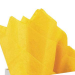 Papier de soie 18g/m² x8f. - Jaune citron - 50 x 75 cm