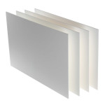 Carton plume 3mm classique lot de 4 - 50 x 65 cm