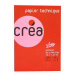 Papier lavis technique 160 g A3 - pochette de 10 feuilles