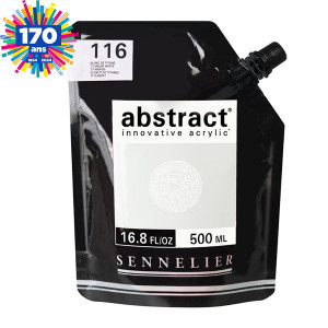 Peinture acrylique fine Abstract 500 ml - 606 - Rouge cadmium foncé imit