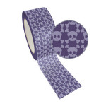 Ruban adhésif décoratif Queen Tape 48 mm x 8 m Tête de mort