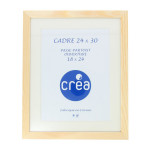 Cadre Gaëlle 20 brut + passe-partout - 30 x 30 cm