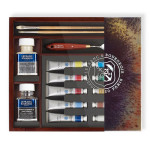 Peinture à l'huile extra-fine LB Coffret bois Impressionnistes 10 tubes