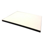 Carton double cannelure Blanc 6,5 mm 50 x 65 cm
