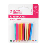 Mini canes Assortiment Étoiles x 10 pcs