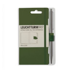 Attache stylo pour carnet Pen Loop Vert Army