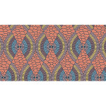 Coupon de tissu Wax imprimé Ethnique Sahara 1 - 150 x 160 cm