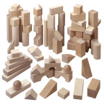 Jeu de construction Blocs en bois 60 pcs