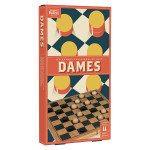 Jeu de dames en bois Vintage