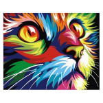 Peinture par numéros Félin Pop Art