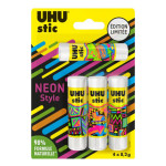 Bâton de colle 8,2 g Édition Neon 4 pcs