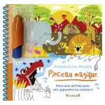 Livre de Coloriage Pinceau magique Animaux du Monde