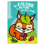 Album de coloriage Je colorie la nature Balade en foret