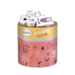 Encreur et 36 tampons Stampo Scrap Love Summer